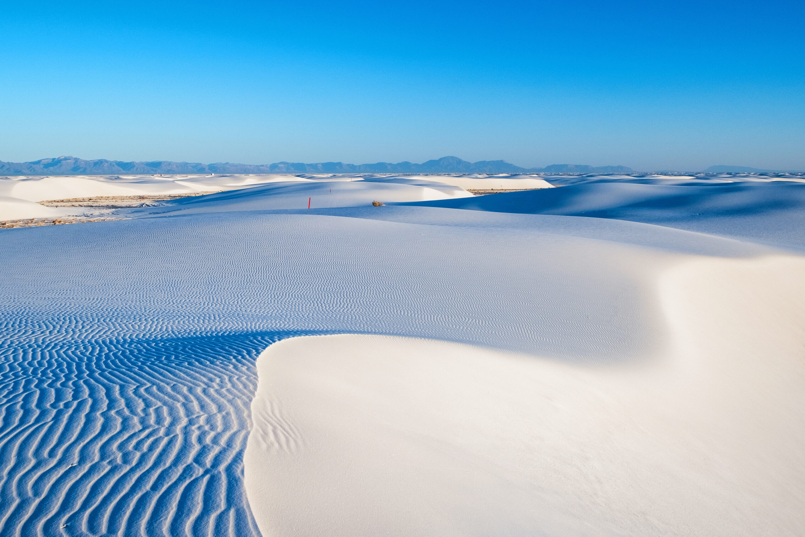 White Sands National Park Guide 2026 with gypsum dunes, sledding, Dunes Drive, Alkali Flat Trail, Lake Lucero, and family travel tips